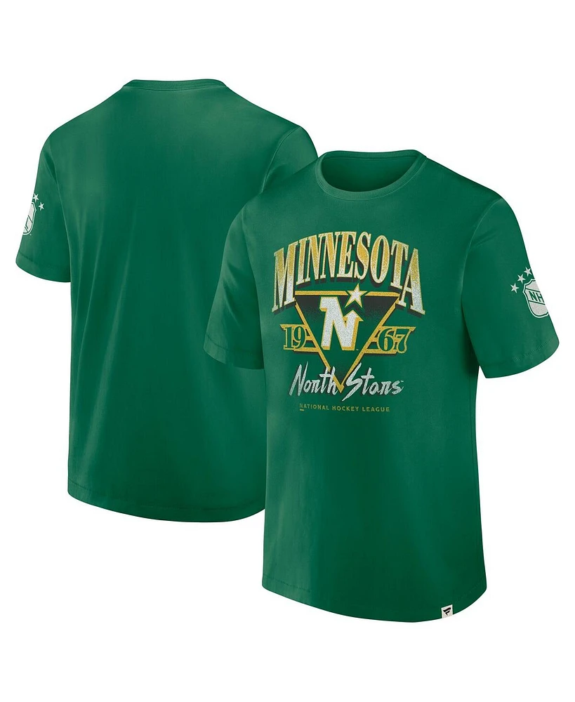 Fanatics Men's Kelly Green Minnesota North Stars Decades Collection Made To Last T-Shirt
