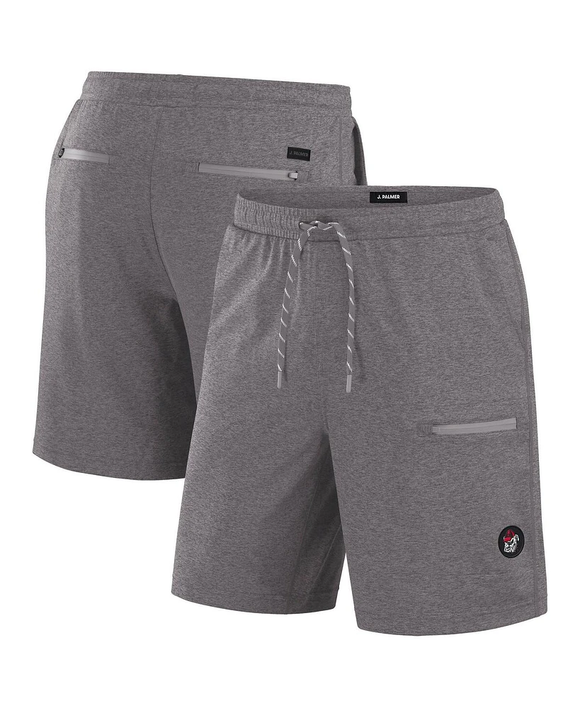 J. Palmer Men's Graphite Georgia Bulldogs Home Game Shorts