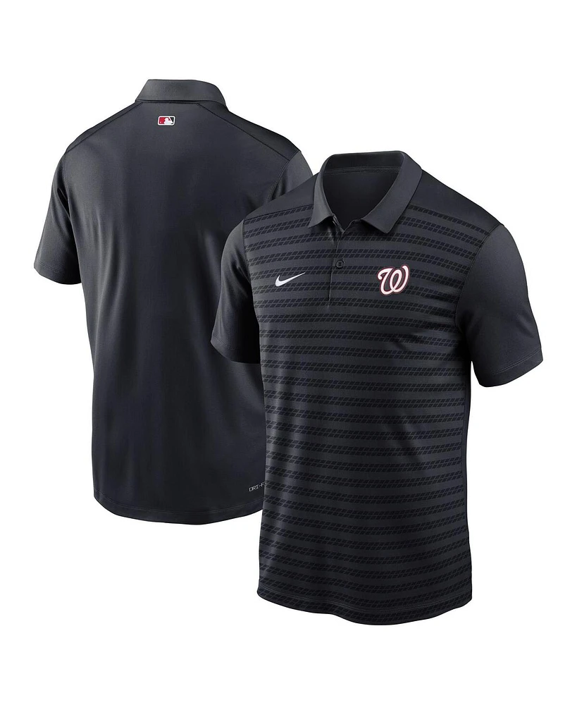 Nike Men's Navy Washington Nationals Authentic Collection Victory Performance Polo Shirt