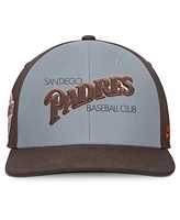 Nike Men's Gray/Brown San Diego Padres Pro Performance Snapback Hat