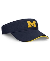 Nike Men's and Women's Navy Michigan Wolverines 2025 Dugout Softball Ace Performance Adjustable Visor Hat