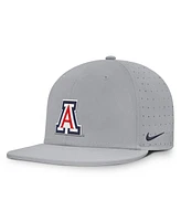 Nike Men's Gray Arizona Wildcats On-Field Dugout True Performance Fitted Hat