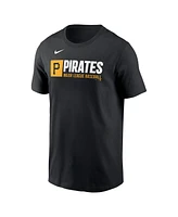 Nike Men's Black Pittsburgh Pirates Team Block T-Shirt