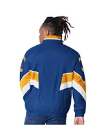Starter Men's Royal Golden State Warriors Captain Oxford Full-Zip Jacket