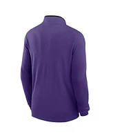 Nike Men's Purple Lsu Tigers Victory Performance Half-Zip Top