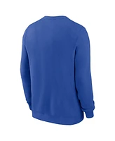 Nike Men's Royal Duke Blue Devils Arched Seal Pullover Sweatshirt