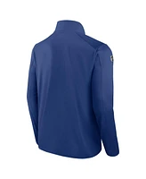 Fanatics Men's Blue Toronto Maple Leaf's Authentic Pro Rink Fleece Full-Zip Jacket