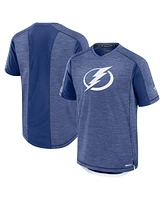 Fanatics Men's Blue Tampa Bay Lightning Authentic Pro Rink Tech T-Shirt