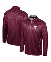 Colosseum Men's Maroon Texas A&M Aggies The Machine Half-Zip Jacket