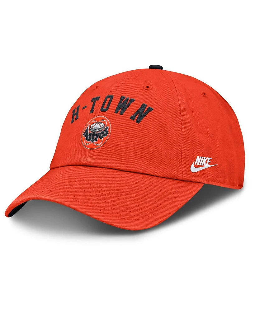 Nike Men's Orange Houston Astros Cooperstown Collection Club Adjustable Hat