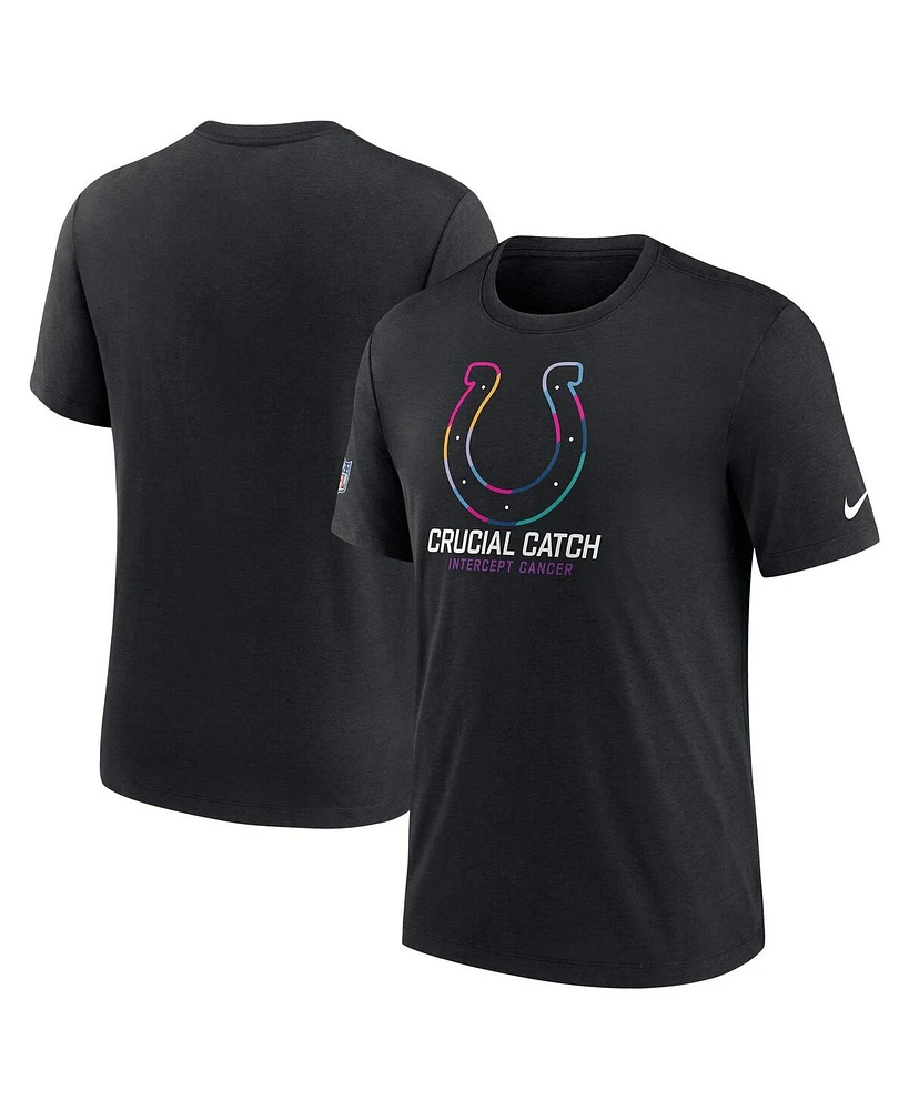 Nike Men's Black Indianapolis Colts 2024 Nfl Crucial Catch T-Shirt