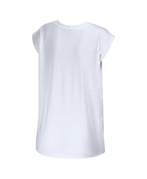 Wear by Erin Andrews Women's White Detroit Red Wings Domestic Tank Top