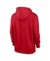 Nike Women's Red Los Angeles Angels City Connect Practice Performance Pullover Hoodie