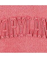 Pressbox Women's Red Maryland Terrapins Ponchoville Pullover Sweatshirt