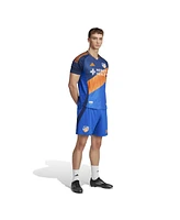 Adidas Men's Blue Fc Cincinnati Home 2025 Orange and Legacy Kit Authentic Shorts