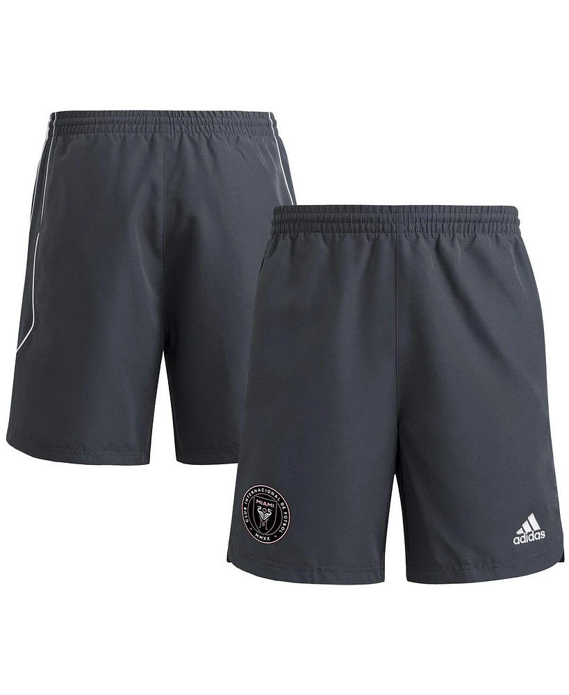 Adidas Men's Gray Inter Miami Cf 2025 Travel Shorts