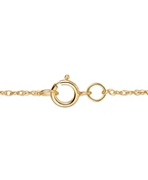 Emerald (1 ct. t.w.) & Diamond (1/5 Teardrop Halo 18" Pendant Necklace 14k Gold (Also Ruby Sapphire)