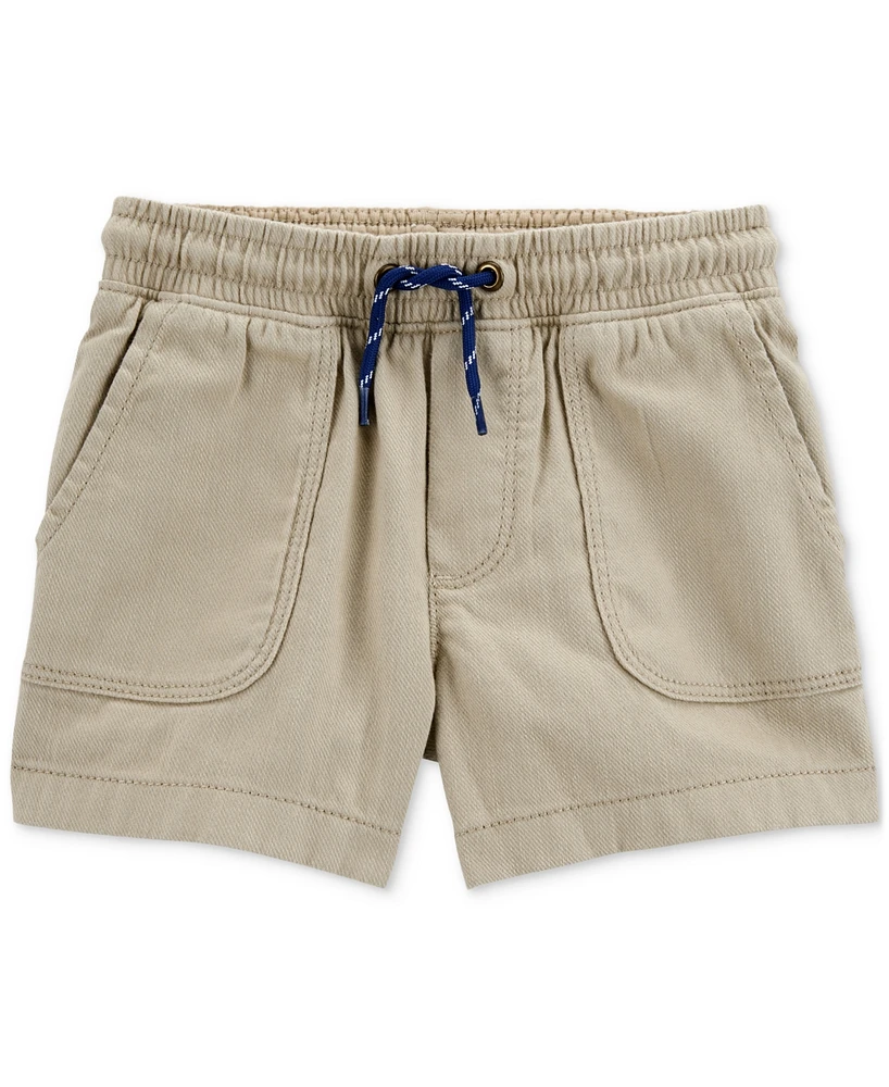 Carter's Toddler Boys Cotton Twill Pull-On Shorts