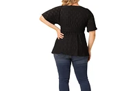 Kiyonna Plus Sunny Day Eyelet Top