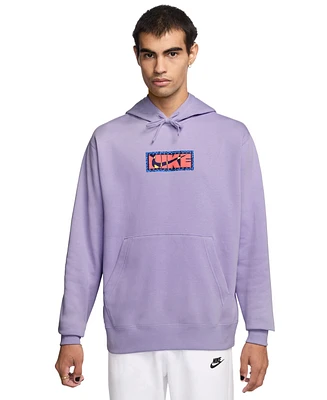 Men's Club Fleece Pull-Over Logo Hoodie