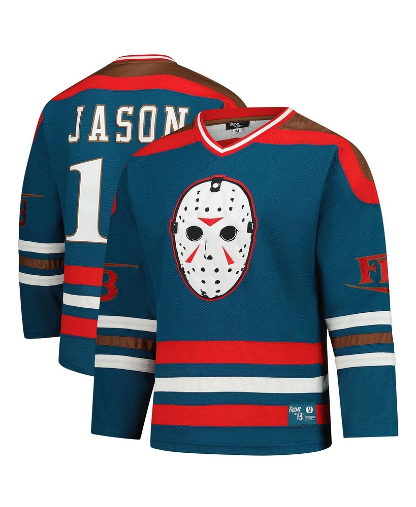 Lids Men's Jason Voorhees Blue Friday the 13th Horror Pack Movie Jersey