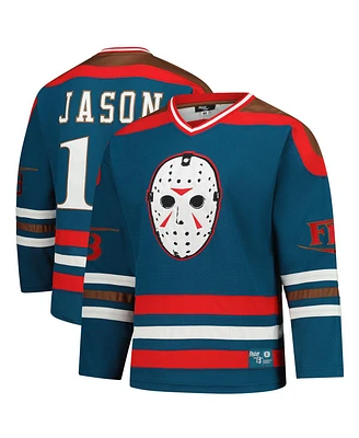Lids Men's Jason Voorhees Blue Friday the 13th Horror Pack Movie Jersey