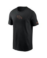 Nike Men's Black Denver Broncos Logo Color Pop T-Shirt