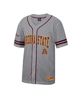 Colosseum Men's Gray Arizona State Sun Devils Free Spirited Baseball Jersey