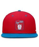 Nike Men's Red/Blue Miami Marlins City Connect Patch Performance Fitted Hat