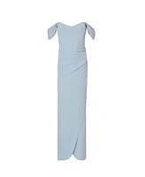 Quiz Women's Corset Detail Scuba Crepe Maxi