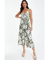 Quiz Women's Tropical Culotte Jumpsuit