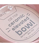 Elevated Cat Bowl: Ash Blush