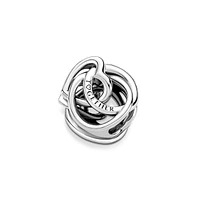 Pandora Sterling Silver Family Always Encircled Heart Charms
