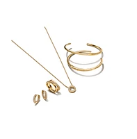 Pandora Logo Pave Circle Collier Pendant Necklace