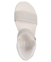 Skechers x Martha Women's Stewart Hands Free Slip-ins Cali: Ultra Flex 3.0 - Shine On Us Wedge Sandals from Finish Line