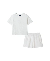 Andy & Evan Big Girls Toddler/Child Terry Short Set