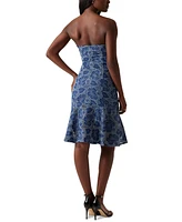 Guess Women's Maisy Embroidered Lace Strapless Dress