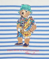 Polo Ralph Lauren Big Boys Striped Bear Fleece Sweatshirt