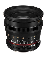 Rokinon 50mm T1.5 Cine Ds Lens for Canon Ef