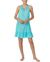 Ellen Tracy Women's Sleeveless Tie-Neck Chemise
