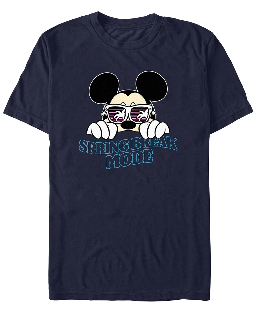 Mickey Classic Men's Spring Break Short Sleeve T-Shirt