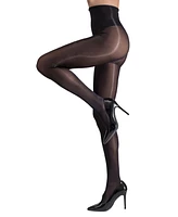 Lechery Women's Lustrous Silky Shiny 40 Denier Semi-Opaque High-Waist Pantyhose Tights SKU11003