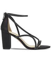 Jessica Simpson Women's Shiny Rhinestone Block-Heel Dress Sandals