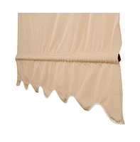 2 Pcs 15.5x4 Ft Pergola Canopy Cover Replacement w/ Valance Outdoor Garden Tan