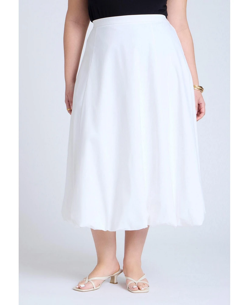 Eloquii Plus Maxi Bubble Skirt