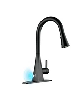 Mondawe Touchelss Pull-Down Kitchen Faucet With Sprayer