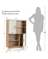Sideboard Storage Cabinet with Door Shelf