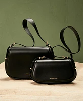 Michael Kors Lydia Small Leather Flap Messenger