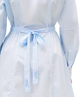 Tommy Jeans Women's Pinstripe Tie-Back Shirtdress