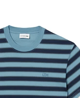 Lacoste Men's Short Sleeve Crewneck Striped T-Shirt - GAI